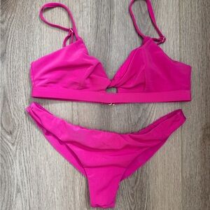 Billabong Fuchsia Bikini Set